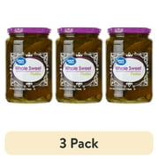 (3 pack) Great Value Whole Sweet Pickles, 24 fl oz