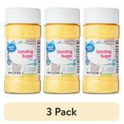 (3 pack) Great Value Yellow Sanding Sugar, 3.7 oz