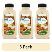 (3 pack) Great Value Zesty Ranch Dipping Sauce, 12 fl oz