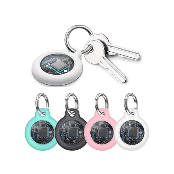 3-pack Green Anti-loss Locator GPS Smart Tag Compatible with Find My 1 Year Battery for Vehicle Pet Wallet Key Luggage Valuables Finding