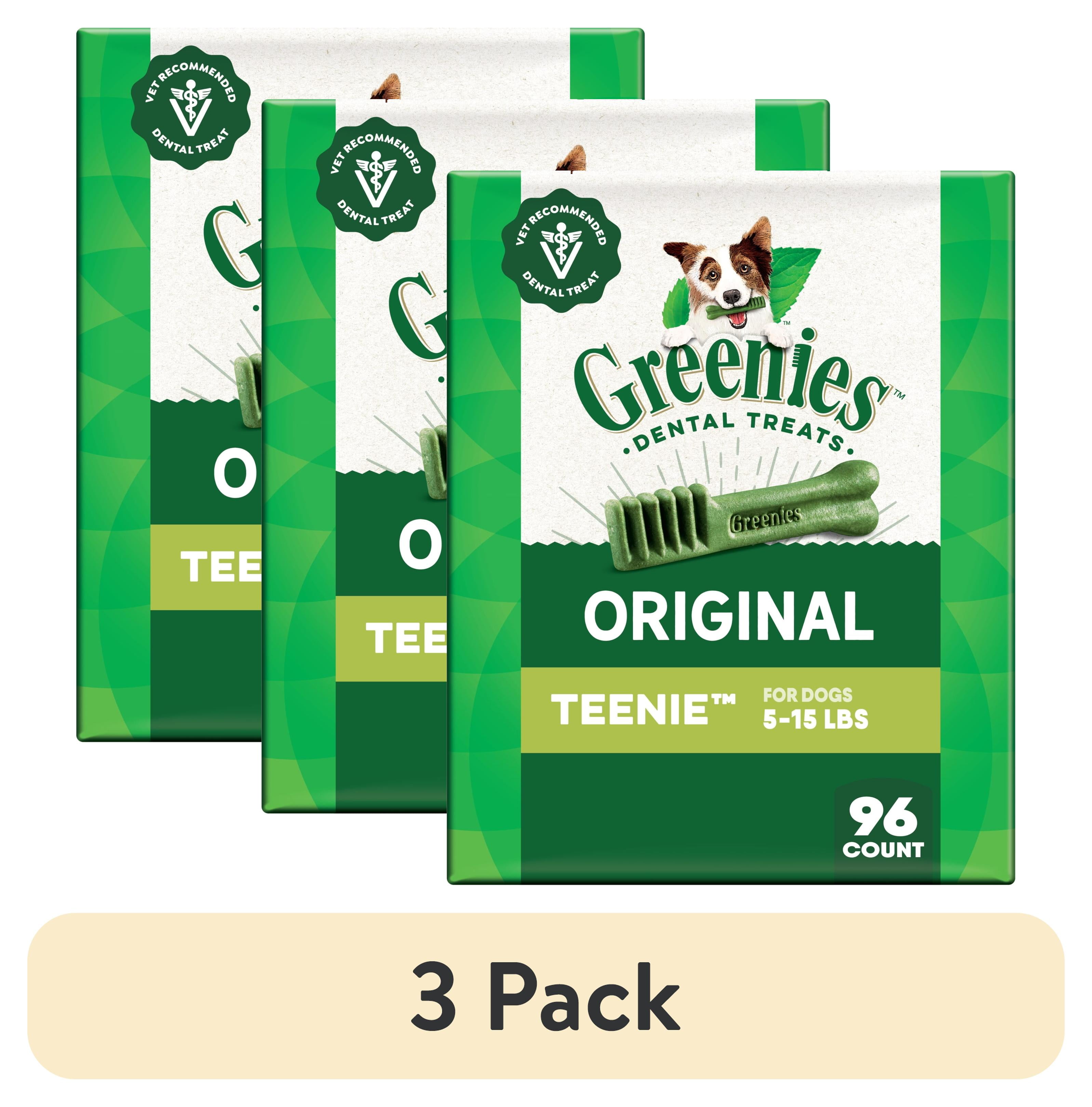 3 pack) Greenies Original Flavor Adult Natural Dental Dog Treats