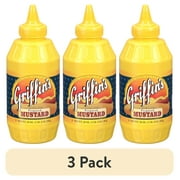 (3 pack) Griffins Squeeze Yellow Mustard 20oz