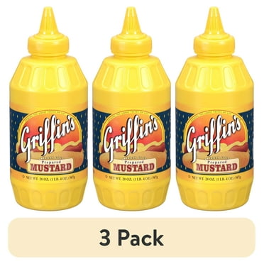 (3 pack) Griffin 20oz Yellow Mustard