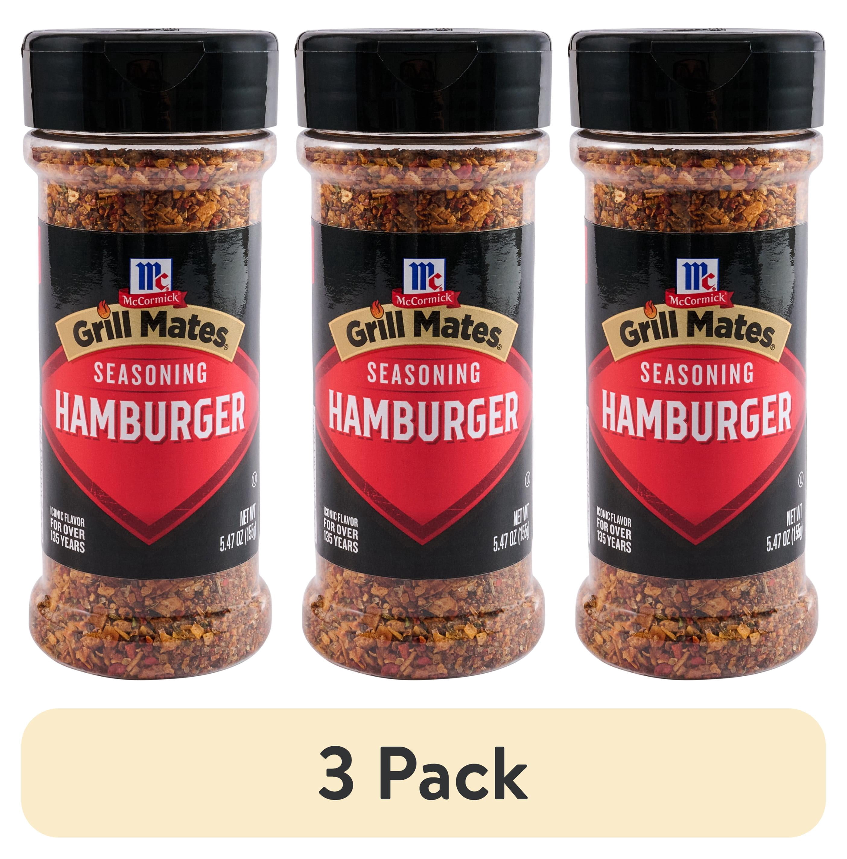 (3 pack) Grill Mates Hamburger Seasoning, 5.47 oz Bottle
