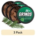 thumbnail image 1 of (3 pack) Grinds Coffee Pouches, Nicotine-Free, 25mg Caffeine, Wintergreen, 15 Pouches (1 Can), 1 of 8