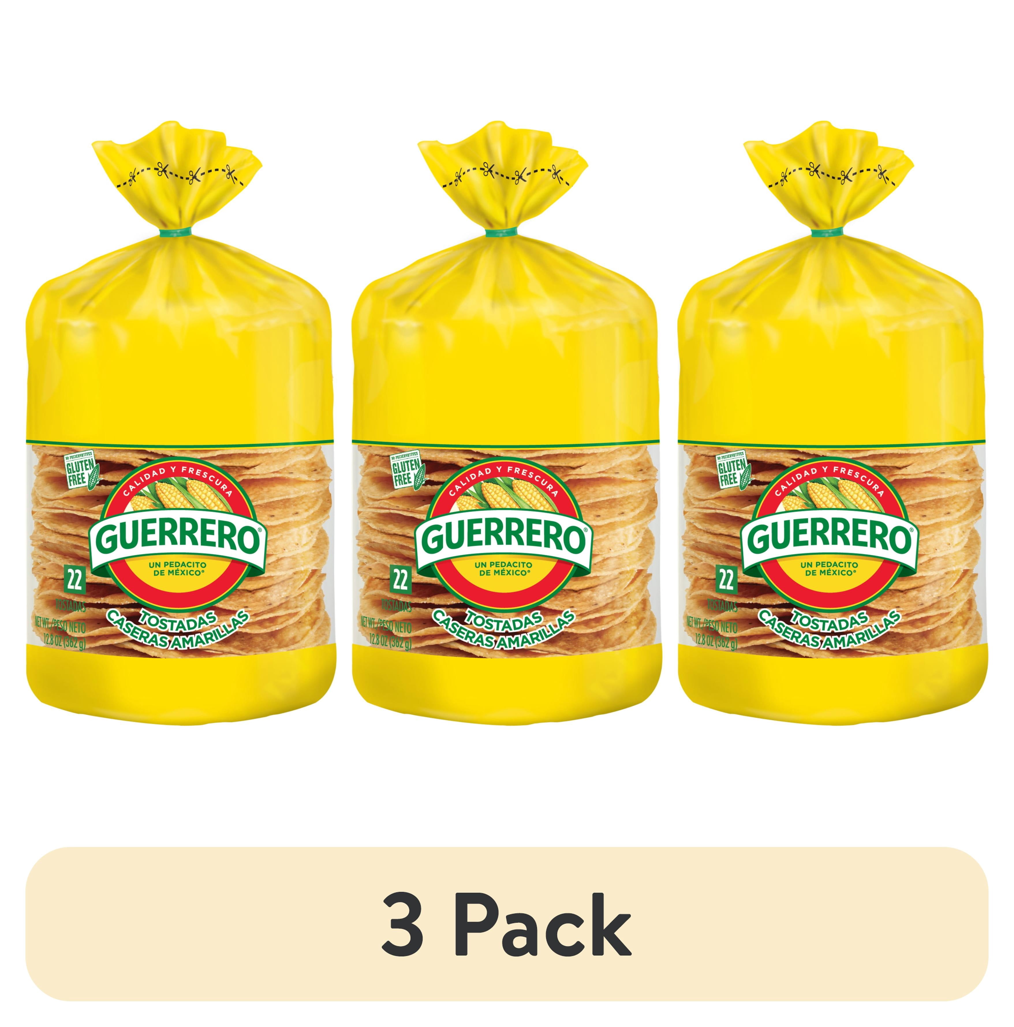 (3 pack) Guerrero Tostadas Caseras Amarillas, 22 Count