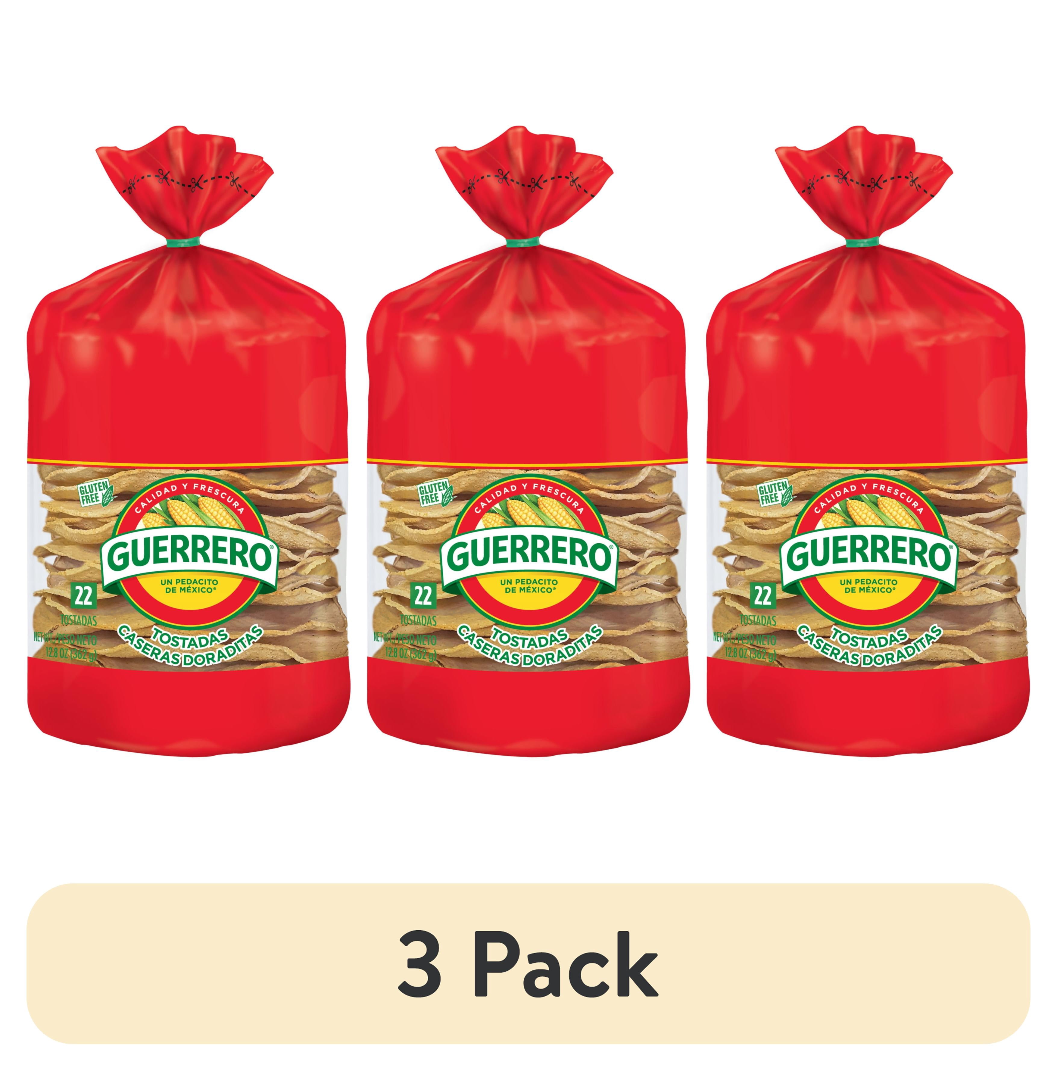 (3 pack) Guerrero Tostadas Caseras Doraditas, 22 Count