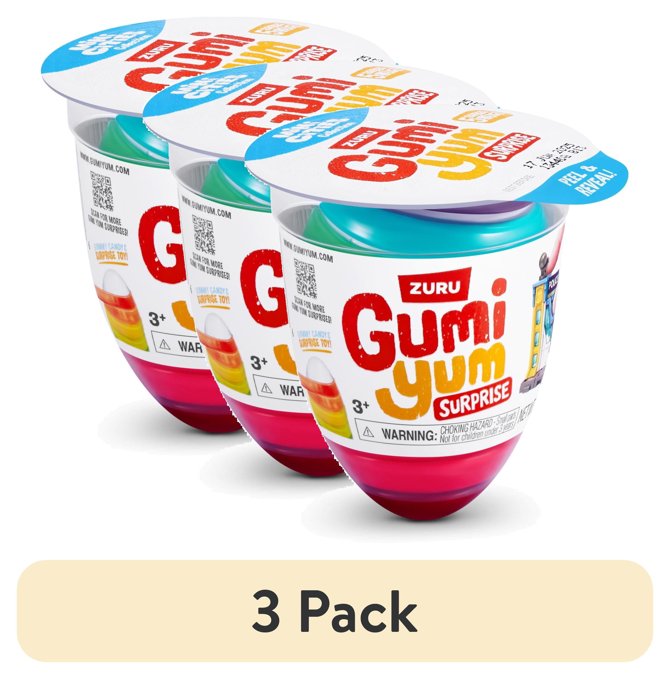ZURU Gumi Yum Surprise Mini Cities Unboxing Toy, Fruit Flavor