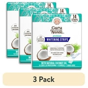 (3 pack) GuruNanda Whitening Strips, Teeth Whitening, Non-Slip 7-Day Treatment