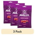 thumbnail interactive-video image 1 of (3 pack) HALLS Soothing Cool Berry Throat Drops, FSA/HSA Eligible, 25 Drops, 1 of 15