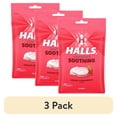 thumbnail interactive-video image 1 of (3 pack) HALLS Soothing Creamy Strawberry Throat Drops, FSA/HSA Eligible, 25 Drops, 1 of 16
