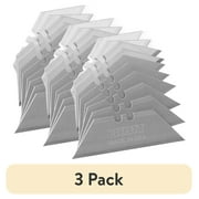 3 pack HART 10-Piece Heavy-Duty Utility Knife Blades, with Storage Box