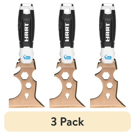 (3 pack) HART 19-1 Multi-Tool, Golden Stainless-Steel