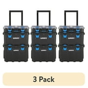 3 pack HART Stack System, Mobile Tool Storage and Organization, Black & Blue
