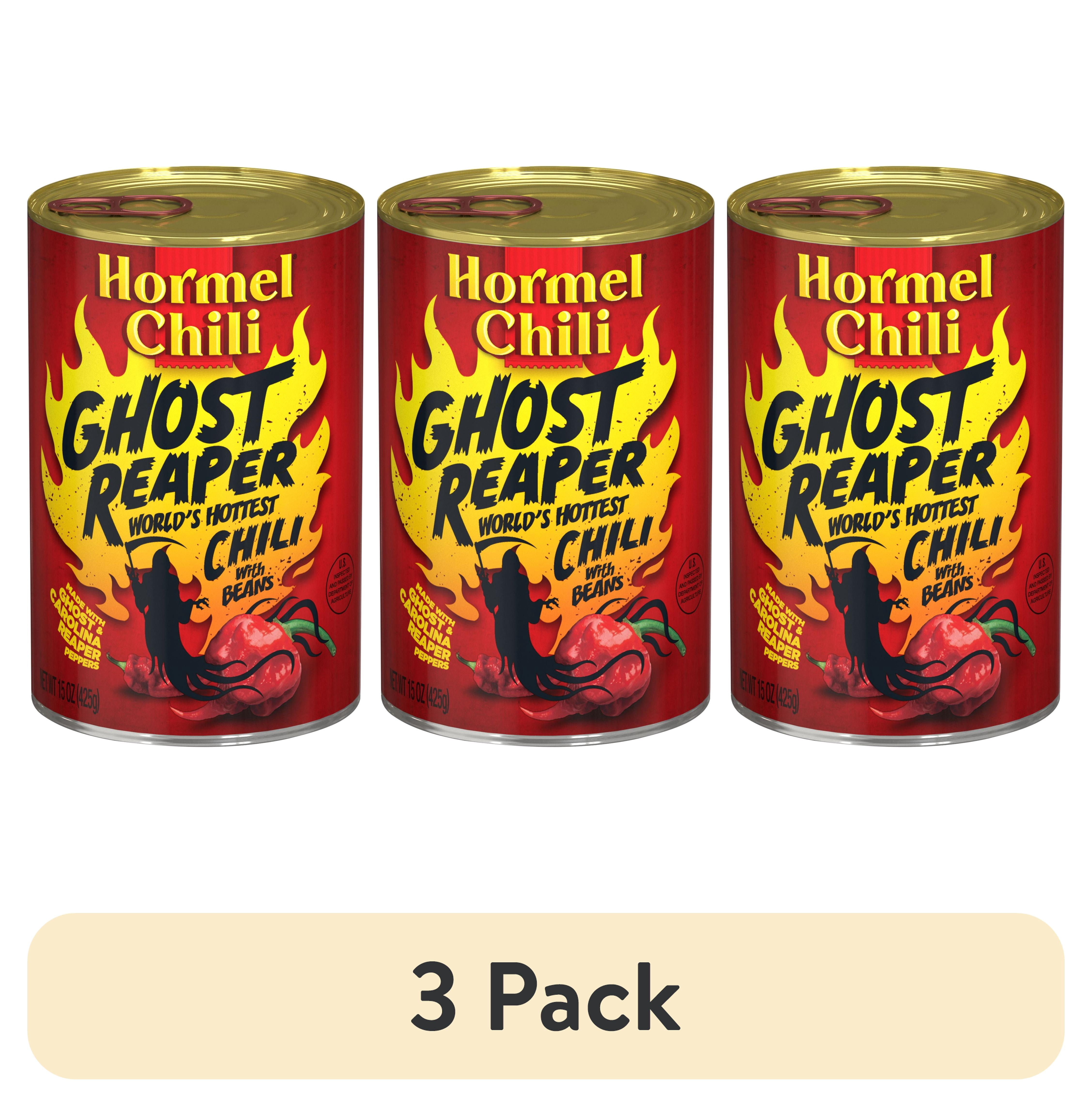 (3 pack) HORMEL Ghost Reaper Chili w/ Bean 12/15 OZ