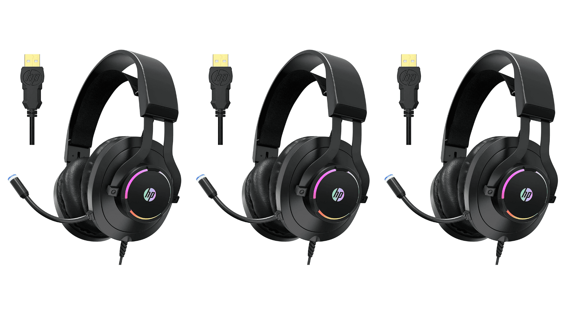 pack) HP USB Gaming Headset with Microphone Virtual Surround