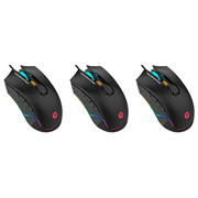 3 pack HP Wired Gaming Mouse LED RGB Backlit Adjustable 6200 DPI Ergonomic USB Mice for Gamers G360