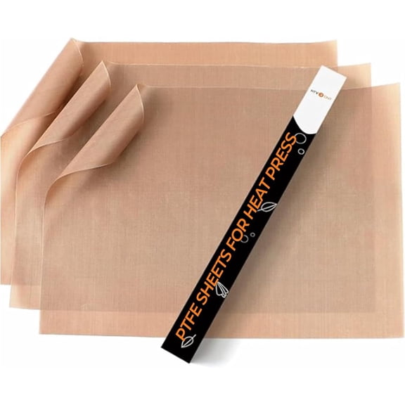 (3 pack) HTVRONT 3 Pack for Heat Press - 16" x 12" Non Stick Sheets Heat Transfer Paper Washable Reusable Heat Resistant Baking Sheets Craft Mat