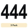 thumbnail image 1 of (3 pack) HY-KO 4" Black Plastic Modern Number 4, 1 of 9