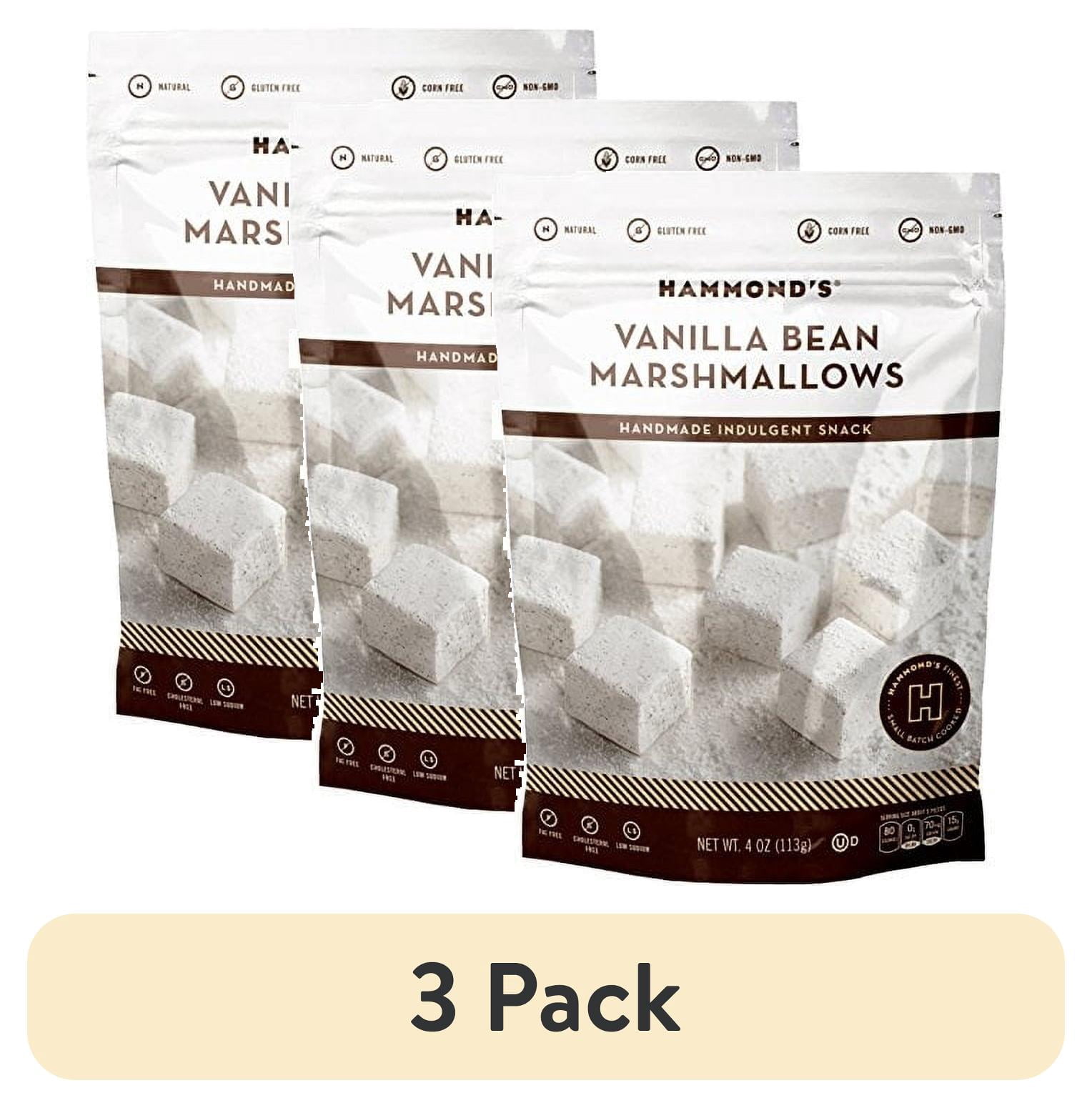 (3 pack) Hammonds Vanilla Bean Marshmallows, 4oz.