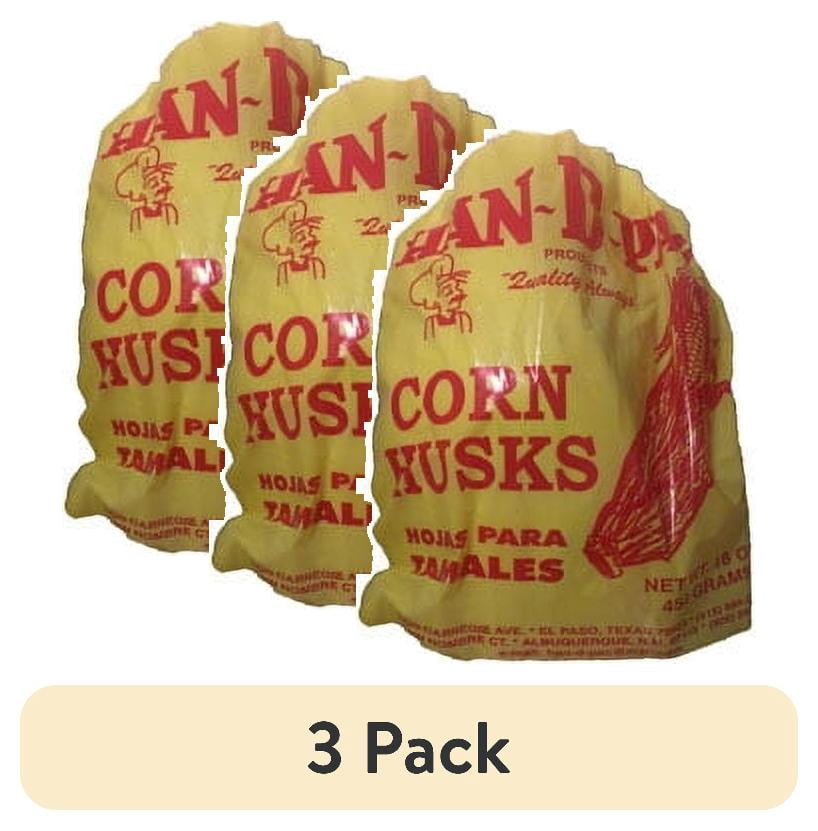 (3 pack) Han D Pac Corn Husks, 8.25 oz