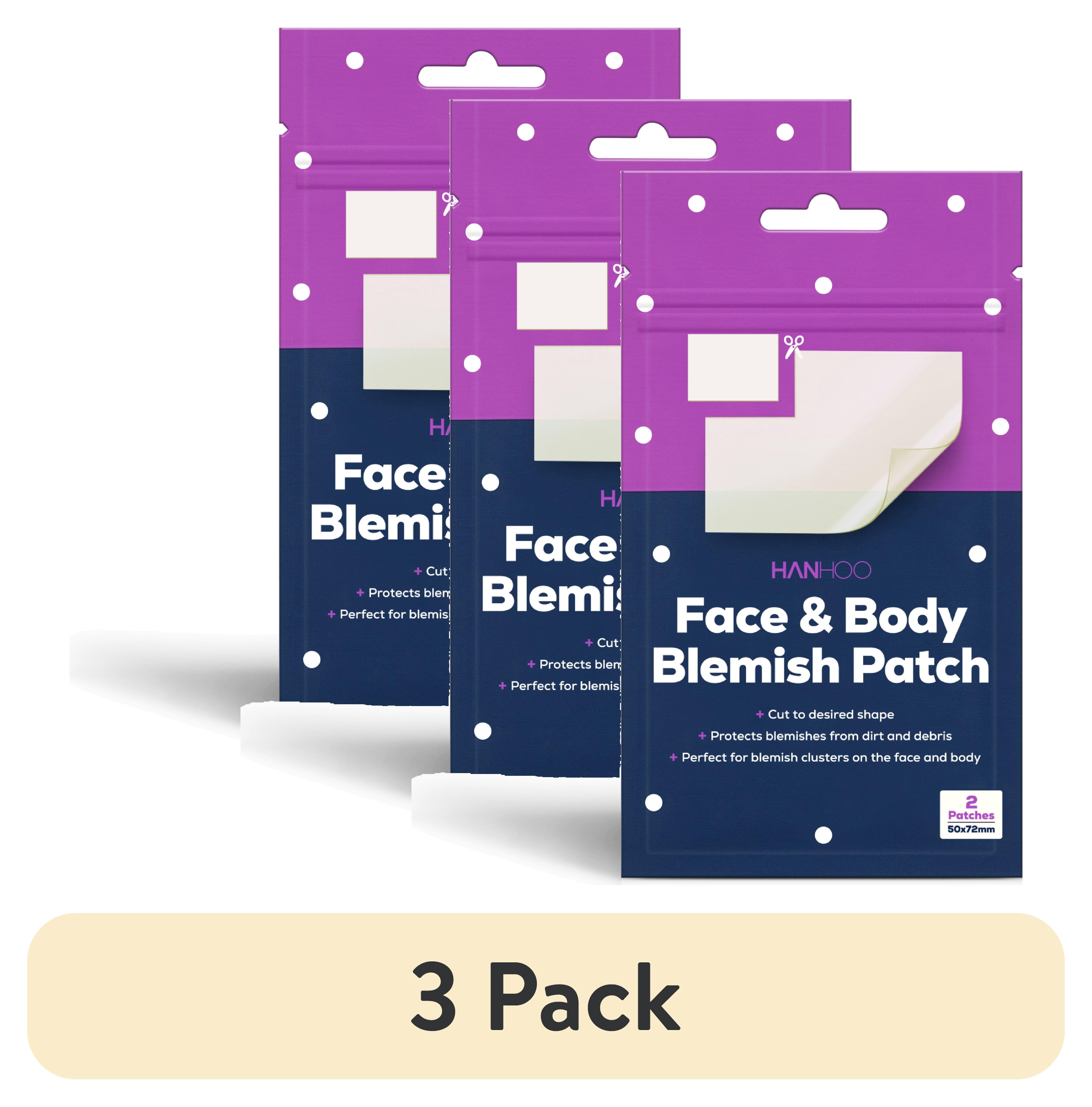 (3 pack) Hanhoo Face and Body Blemish Patch with Hydrocolloid, Non Medicated, Acne Treatment for All Skin Types, 2Ct.