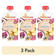 (3 pack) Happy Tot, Stage 4 Baby Food, Bananas & Dragonfruit, 4 oz. Pouch