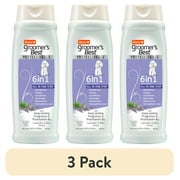 3 pack Hartz Groomers Best PROFESSIONALS 6 IN 1 Dog Shampoo, 18 fl oz.