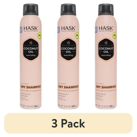 (3 pack) Hask Monoi Coconut Nourishing Dry Shampoo, 4.3 oz