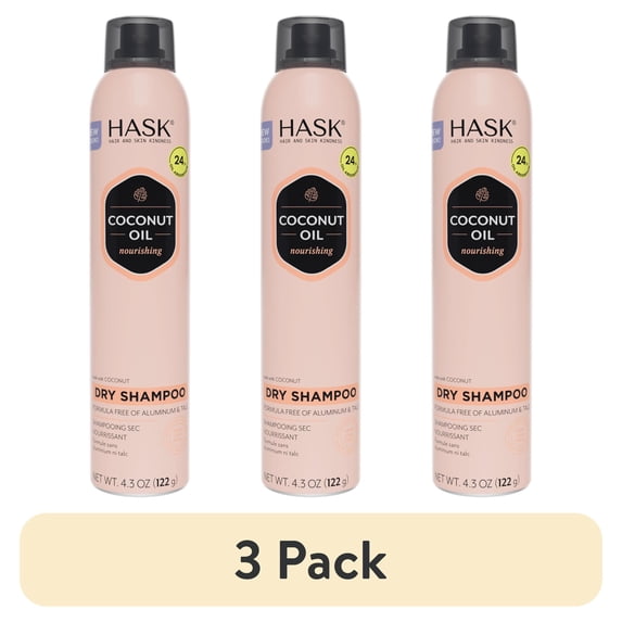 (3 pack) Hask Monoi Coconut Nourishing Dry Shampoo, 4.3 oz
