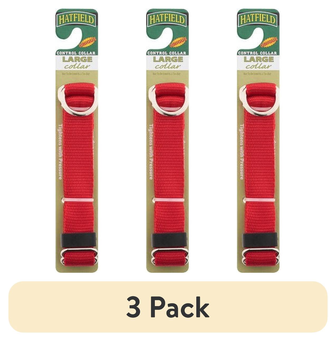 (3 pack) Hatfield Metal Large Nylon & Mesh Safety Dog Collar