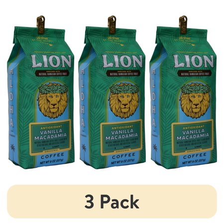 (3 pack) Hawaii's Lion Brand Coffee (Assorted Flavors)