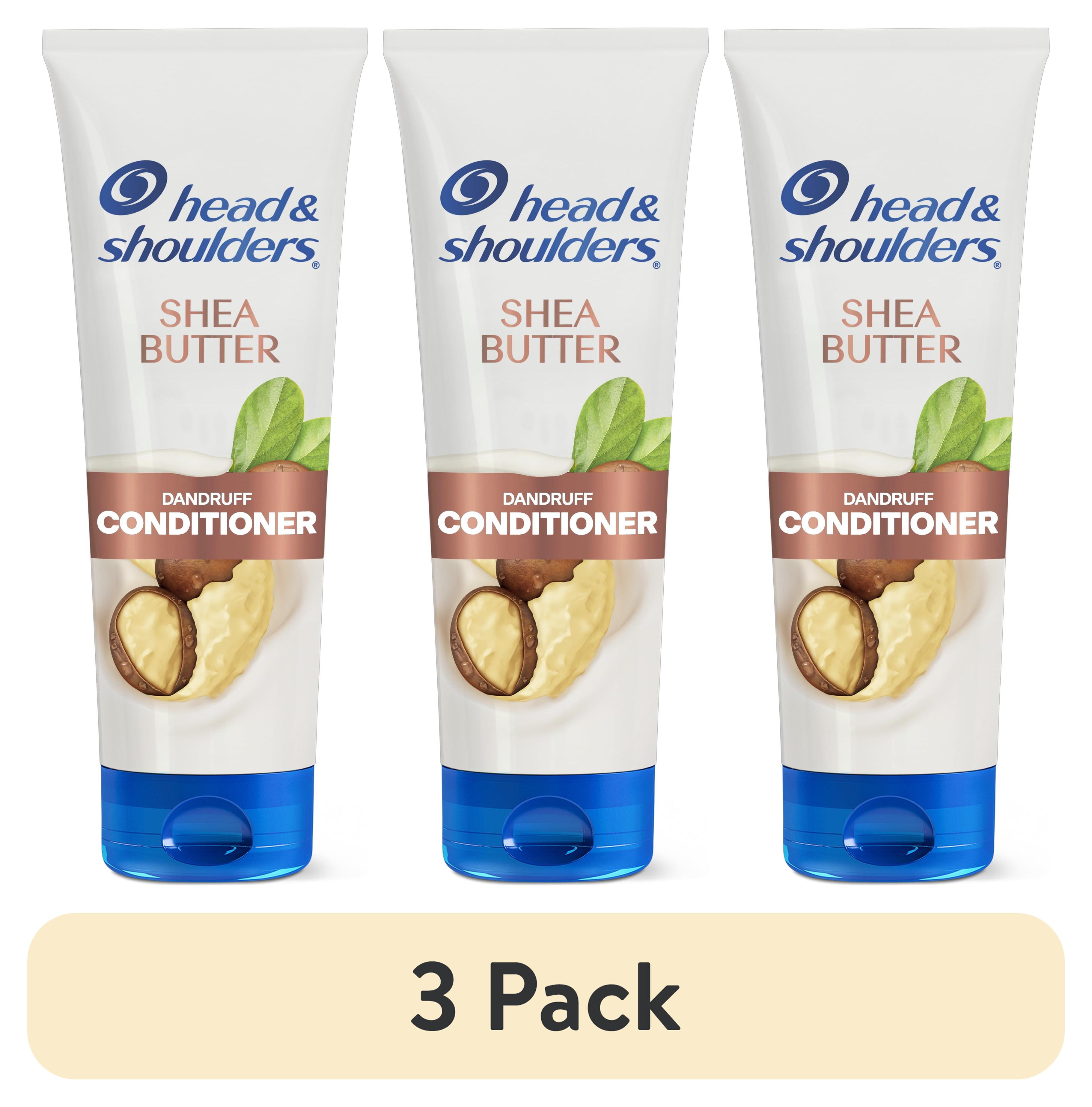 (3 pack) Head & Shoulders Dandruff Conditioner Cream, Shea Butter, 10.9 fl oz