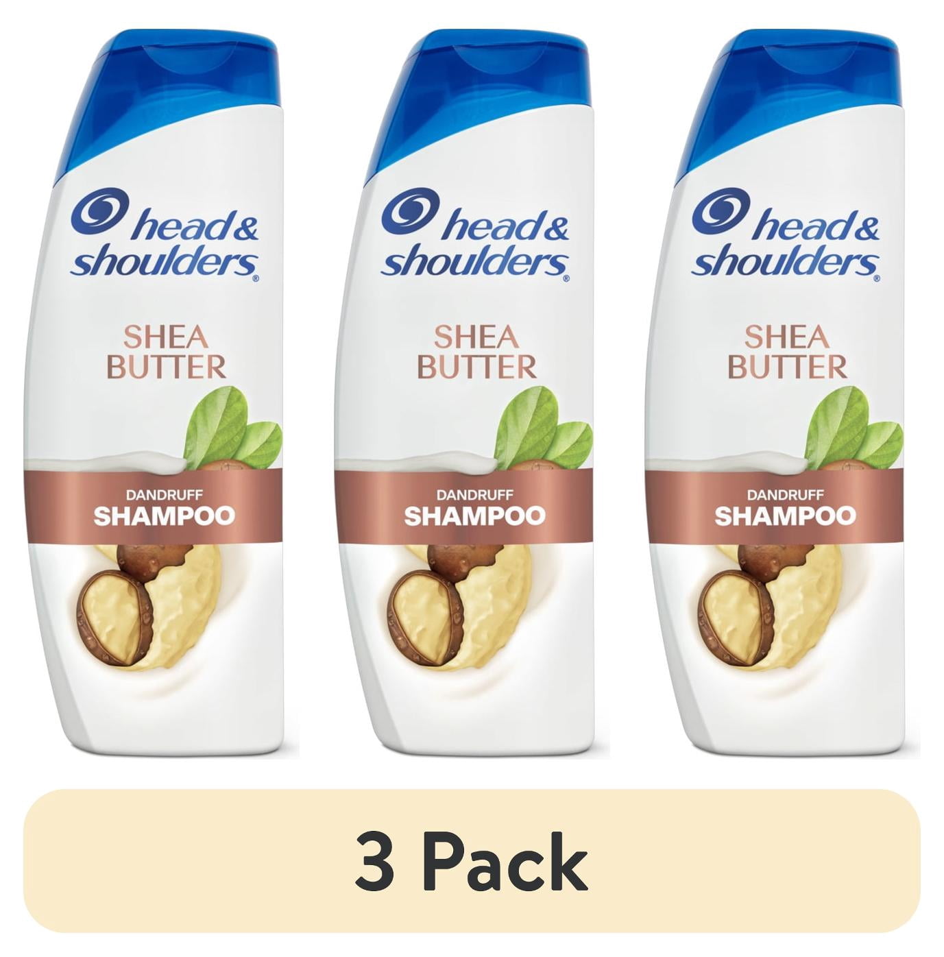 (3 pack) Head and Shoulders Dandruff Shampoo, Shea Butter, 12.5 fl oz