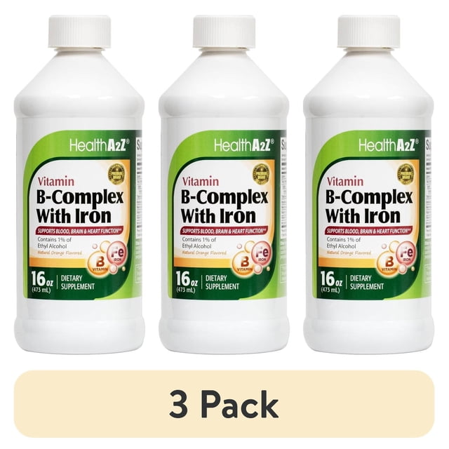 HealthA2Z B12 Liquid (3pk) | Vitamins for grocery retail - Walmart ...