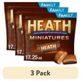 thumbnail image 1 of (3 pack) Heath Miniatures Chocolatey English Toffee Candy, Family Pack 17.25 oz, 1 of 10
