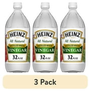 (3 pack) Heinz All Natural Distilled White Vinegar 5% Acidity, 32 fl oz Bottle