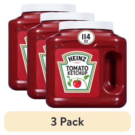 (3 pack) Heinz Tomato Ketchup, 114 oz Jug
