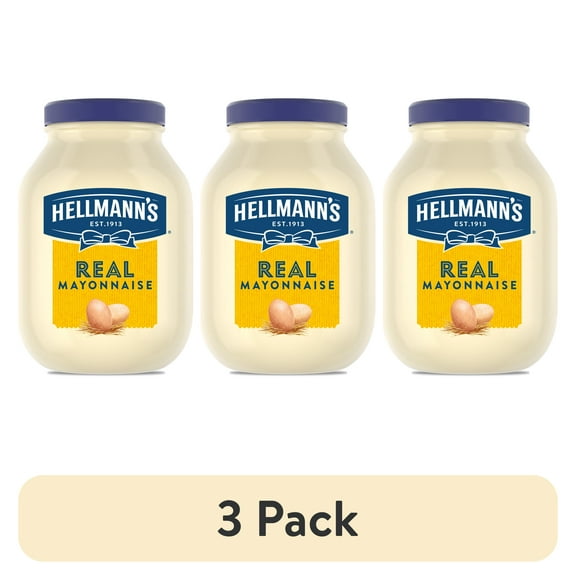 (3 pack) Hellmann's Real Mayonnaise, Easy Open, Sandwich Spread and Condiment, Gluten Free, Stick Packets 0.38 oz, 210 count