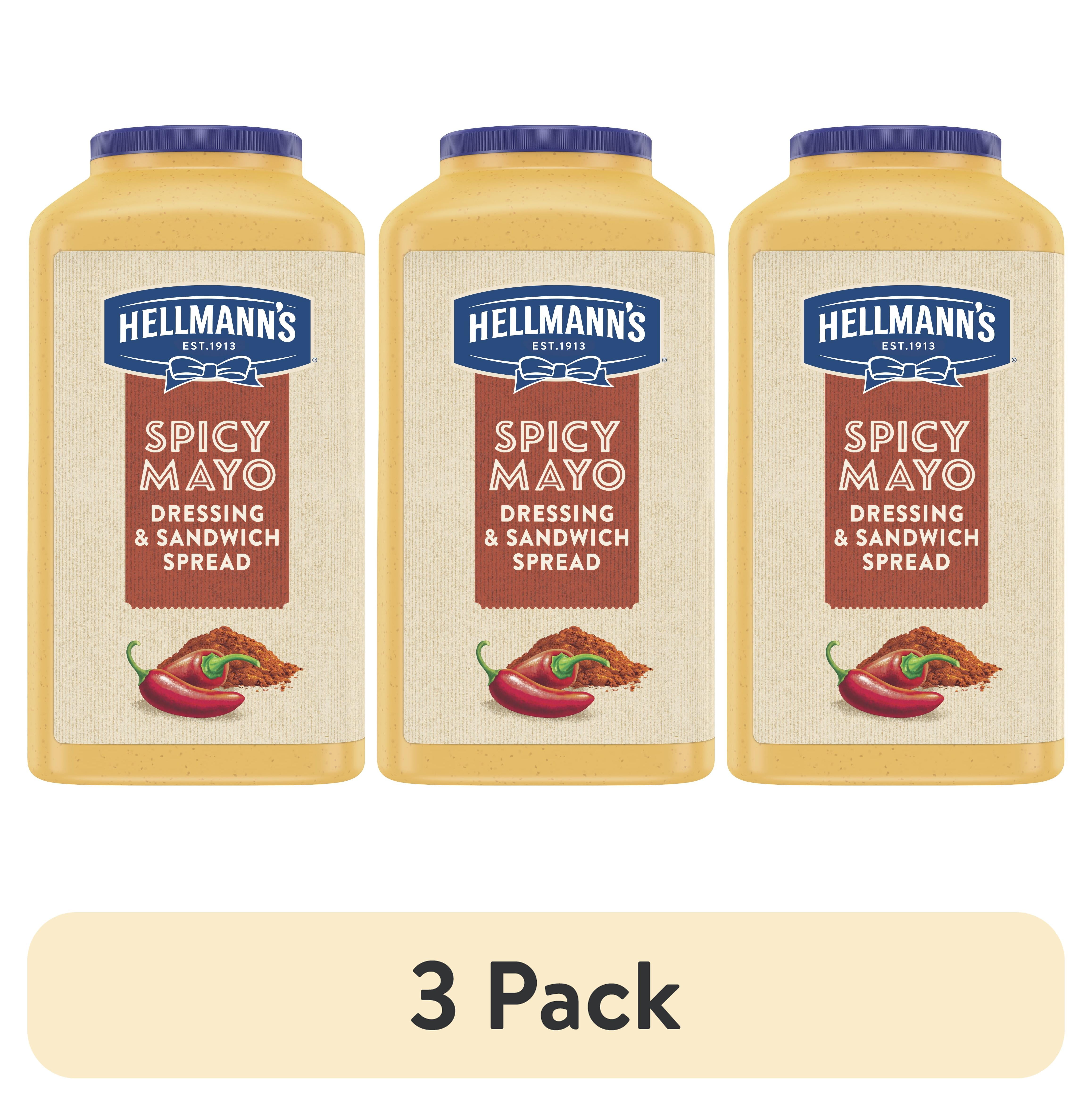 (3 pack) Hellmann's Spicy Mayo 1 Gallon, pack of 2