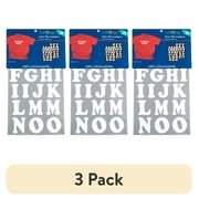 (3 pack) Hello Hobby 1.5 " White Cooper Iron-On Letters, 42 Pieces A-Z