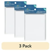(3 pack) Hello Hobby A2 Blank All Occasion White Greeting Cards, with Envelopes 4.25" x 5.5" (12 Count)