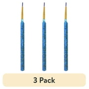 (3 pack) Hello Hobby Assorted Shape Synthetic Bristle Art Brushes (6 Pack), Age Group 3+