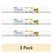 (3 pack) Hello Hobby - Craft Paper Roll, White 17"x50'