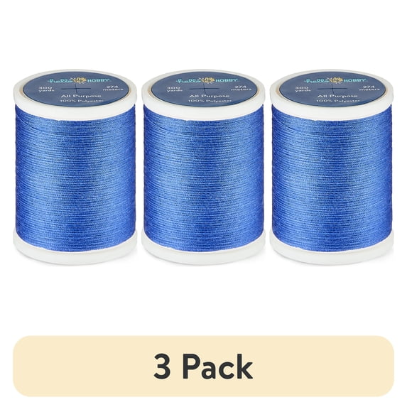 (3 pack) Hello Hobby Deep Lavender Purple All Purpose Thread