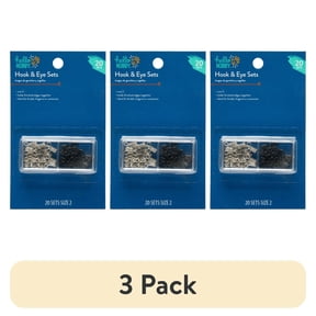 (3 pack) Hello Hobby Hook+eye Size 2