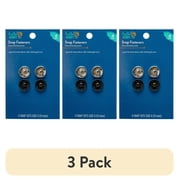 (3 pack) Hello Hobby Size 4 Snap Sew-On Fasteners for Sewing Projects