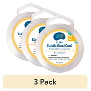 (3 pack) Hello Hobby Stretch Cord 75ft Clear