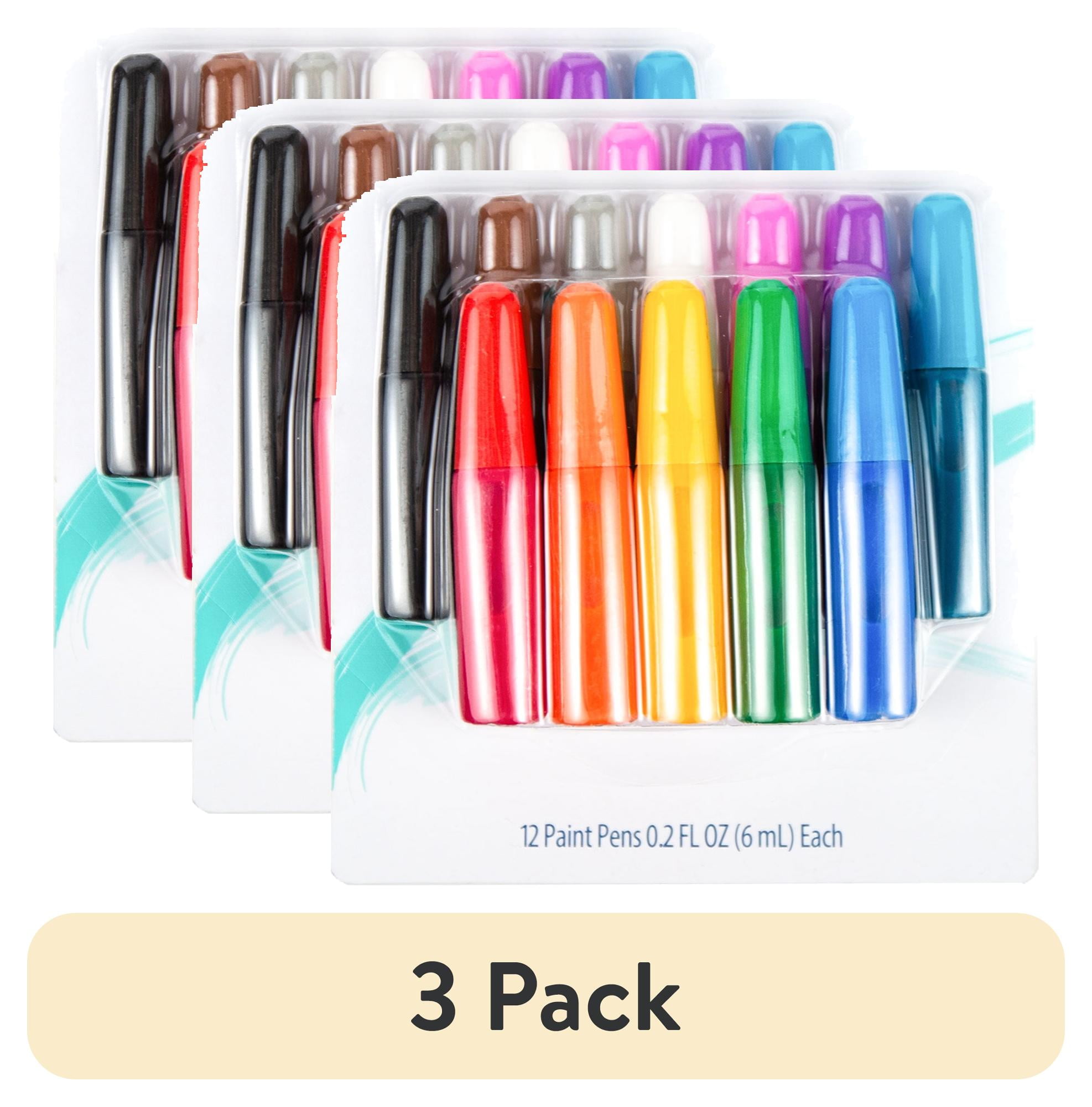 (3 pack) Hello Hobby Suncatcher Paints, 12 Multi-Color Paint Pens