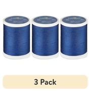 (3 pack) Hello Hobby Victoria Blue 100% Polyester All Purpose Thread, 300 Yards